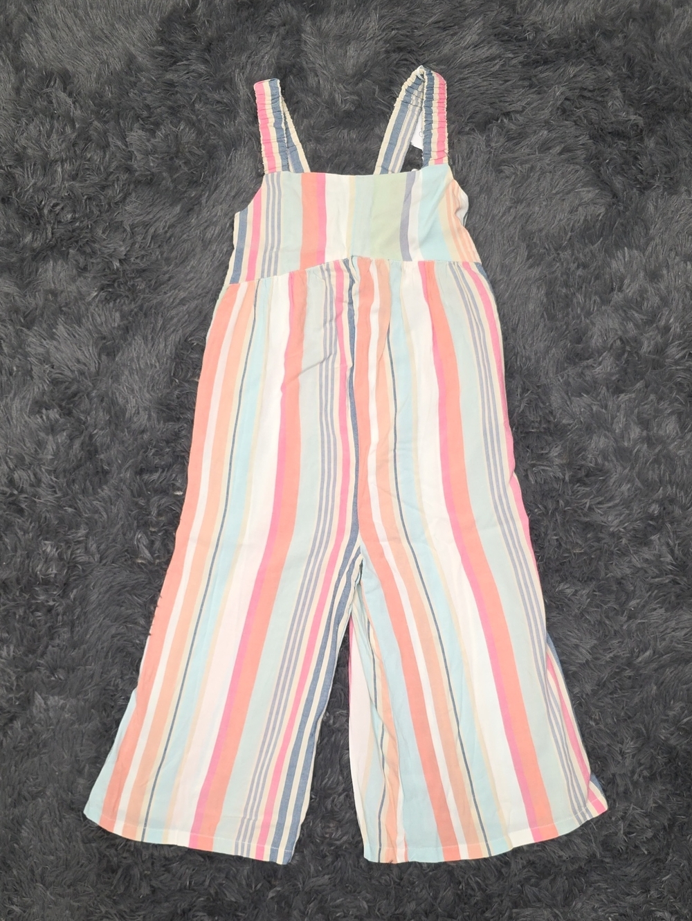 Peyton & Parker -Pastel Striped Wide Leg Jumpsuit - Size 4T. NWT